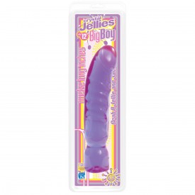 Фиолетовый фаллоимитатор Big Boy Dong Crystal Purple Jellie - 29,5 см.