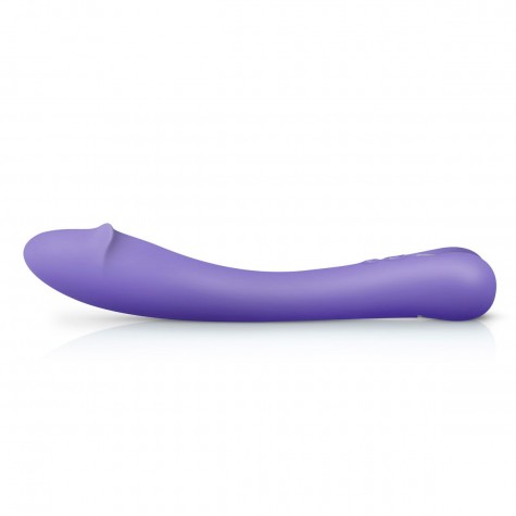 Фиолетовый вибратор для G-стимуляции Gili G-Spot Vibrator - 22 см.